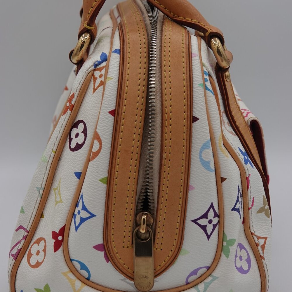 Louis Vuitton Authentic Multicolor Monogram Priscilla White - Picture 4 of 16